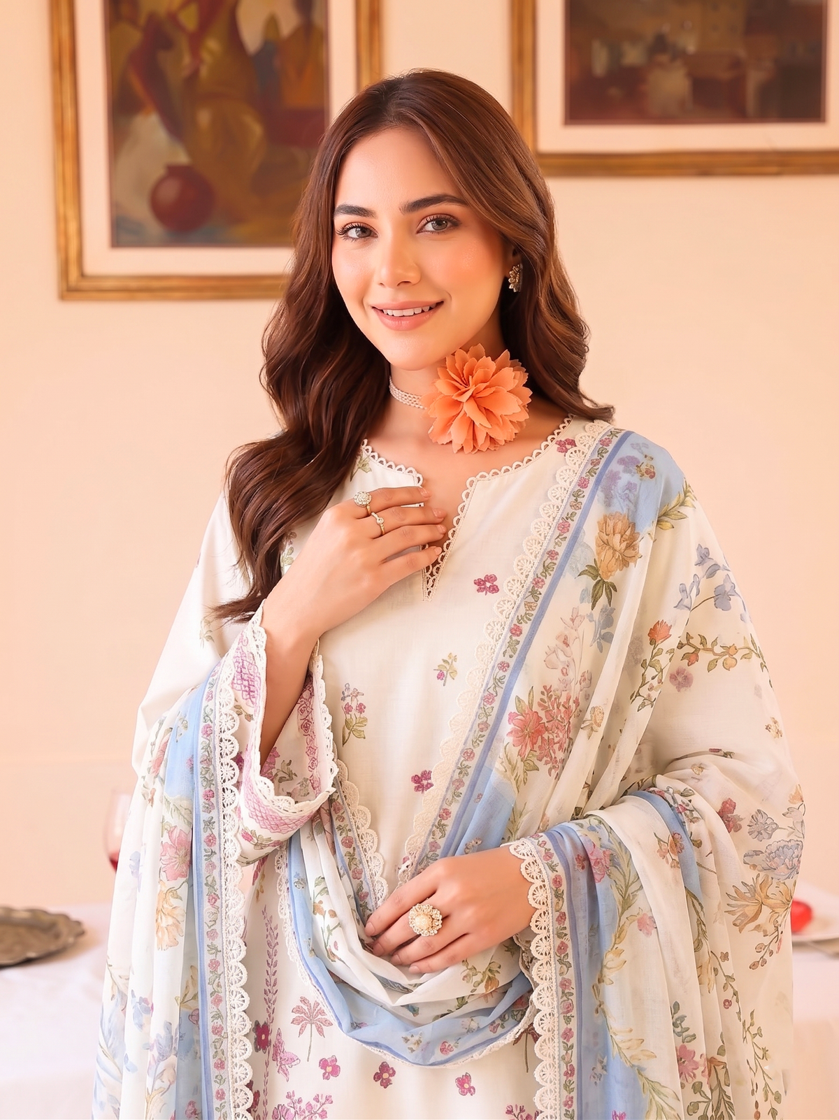 IVORY GRACE | 3PC UNSTITCHED