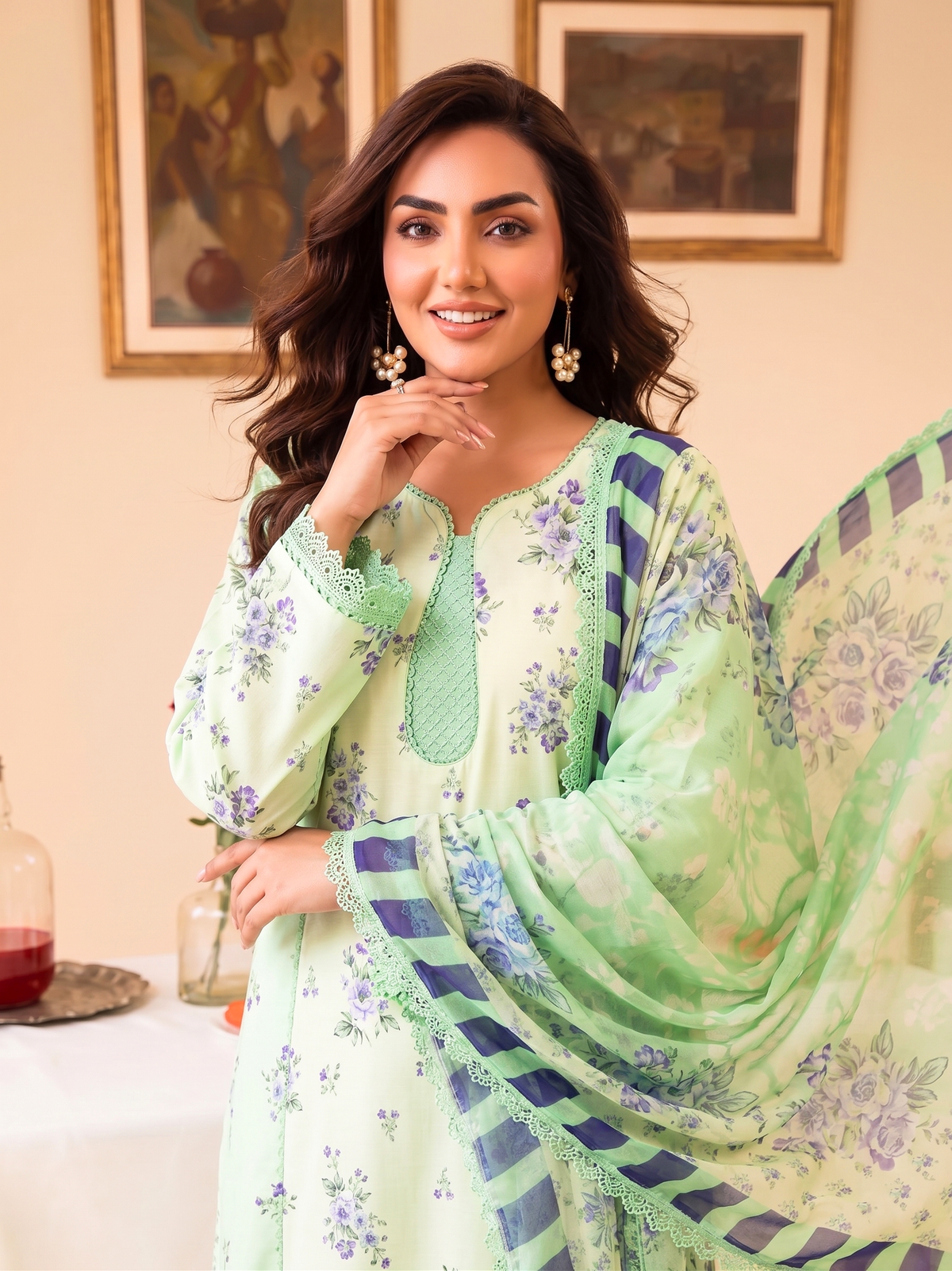 LEAF LUSH | 3PC UNSTITCHED