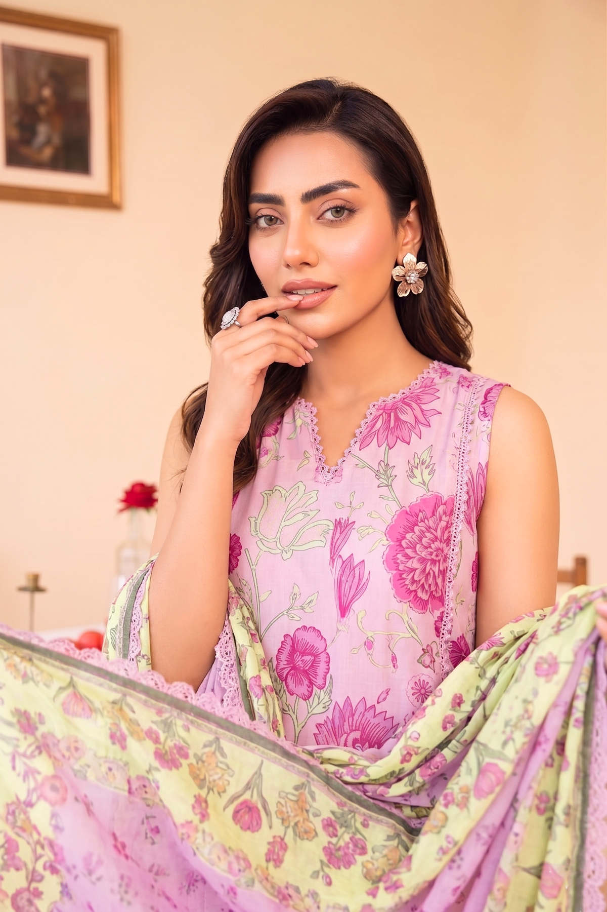 FUCHSIA PINK | 3PC UNSTITCHED