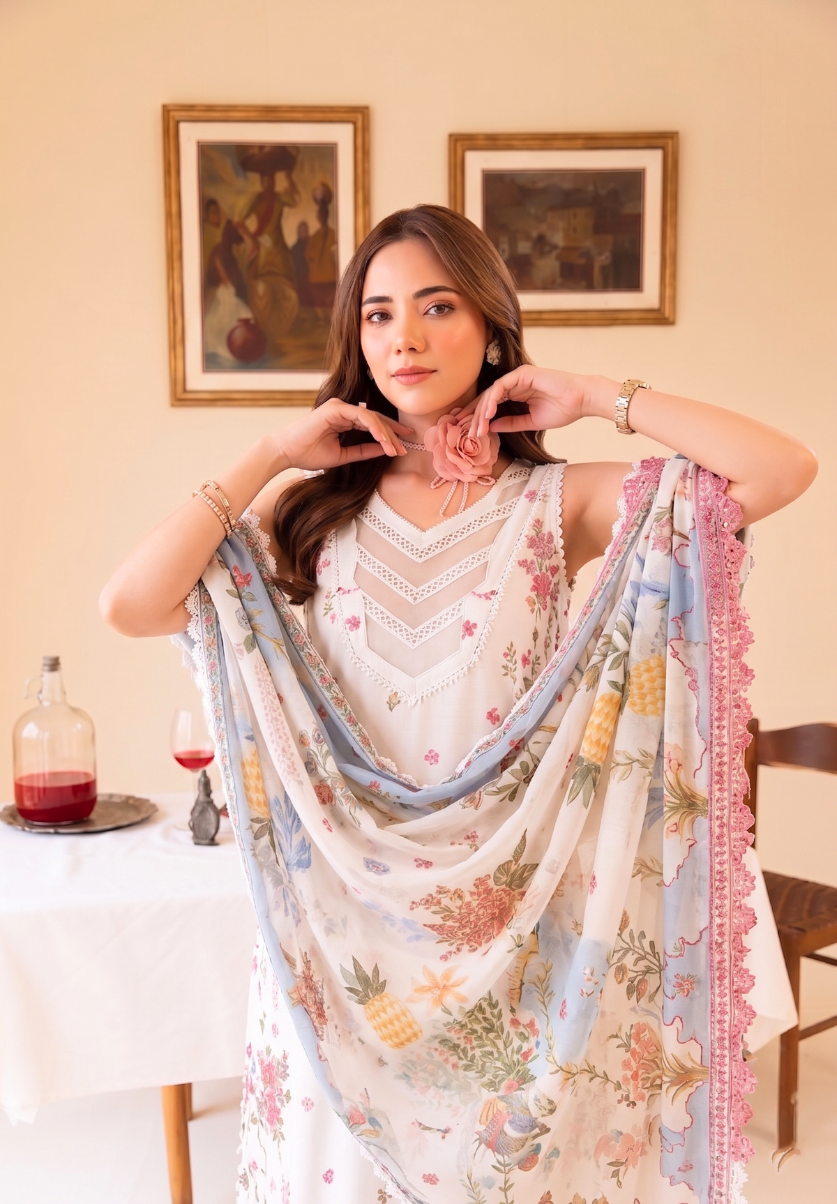 IVORY GRACE | 3PC UNSTITCHED